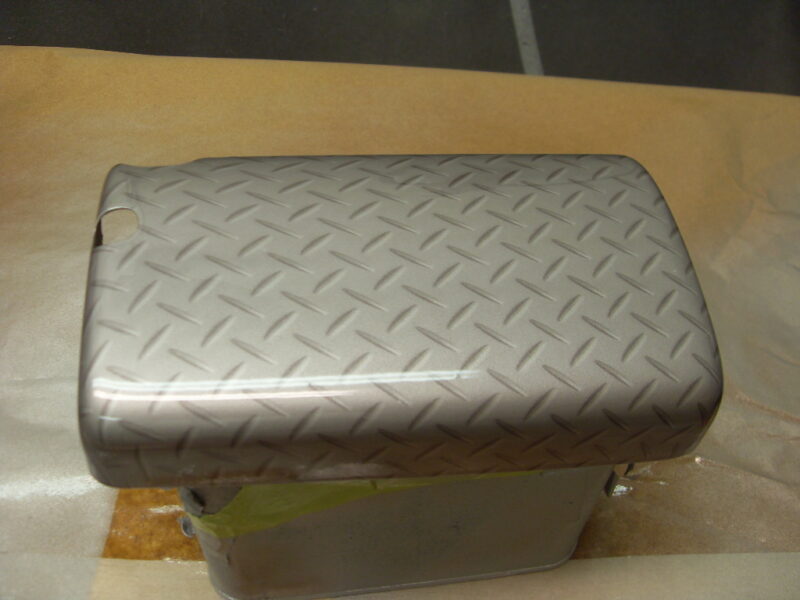 Car interior various parts coated in metal hydrographic film