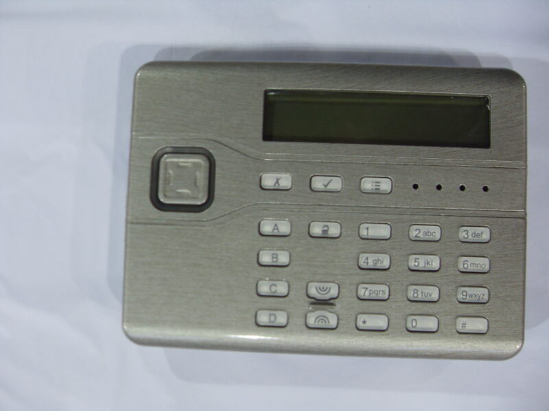 Alarm Keypad coated in metal hydrographic film