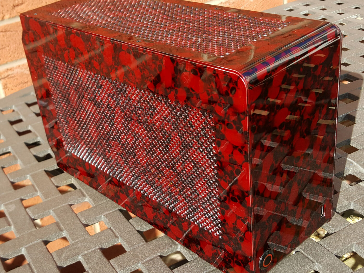 Computer Case Coated in Skulls