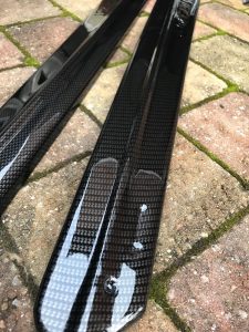 Carbon fibre hydro dipping